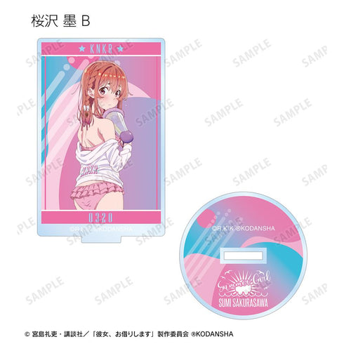 『彼女、お借りします』描き下ろしイラスト ビーチデートver. トレーディングアクリルスタンド(単位/BOX)【202508再販】